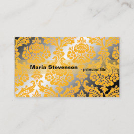 Visitekaartje voor het scheren van gele, elegante