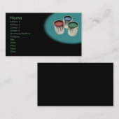 Visitekaartje voor het schilderen (Voorkant / Achterkant)