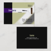 Visitekaartje voor het schilderen (Voorkant / Achterkant)