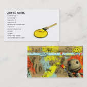 Visitekaartje voor het schilderen (Voorkant / Achterkant)