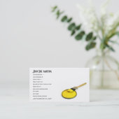 Visitekaartje voor het schilderen (Staand voorkant)