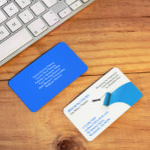 Visitekaartje voor het schilderen