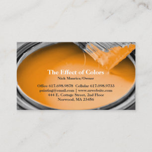 Visitekaartje voor het schilderen