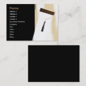 Visitekaartje voor het schilderen (Voorkant / Achterkant)