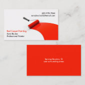 Visitekaartje voor het schilderen (Voorkant / Achterkant)