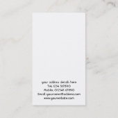 Visitekaartje voor het schilderen en decorteren (Achterkant)