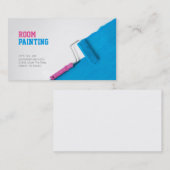 Visitekaartje voor het schilderen en versieren (Voorkant / Achterkant)