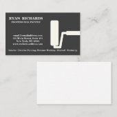 Visitekaartje voor het schilderen van het blauwe k (Voorkant / Achterkant)