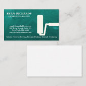 Visitekaartje voor het schilderen van het zwarte-k (Voorkant / Achterkant)