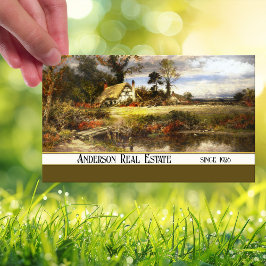 Visitekaartje voor het schilderen van onroerend g