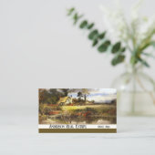 Visitekaartje voor het schilderen van onroerend g (Staand voorkant)