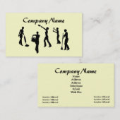 Visitekaartje voor het schoonmaken en maken van ka (Voorkant / Achterkant)