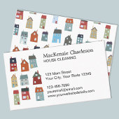 Visitekaartje voor het schoonmaken van het huis