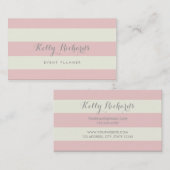 Visitekaartje voor het snijpatroon van inktstrips  (Voorkant / Achterkant)