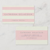 Visitekaartje voor het snijpatroon van inktstrips  (Voorkant / Achterkant)