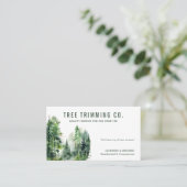 Visitekaartje voor het snoeien van bomen (Staand voorkant)
