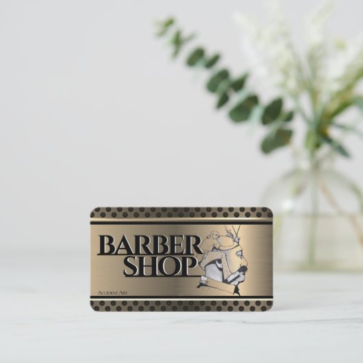 visitekaartje voor het tekenen van bast (Staand voorkant)