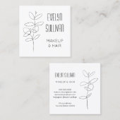 Visitekaartje voor het trekken van eucalyptus (Voorkant / Achterkant)