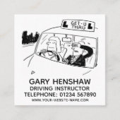 Visitekaartje voor het uitlijnen van de instructeu (Voorkant)