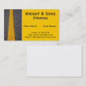 Visitekaartje voor het vastmaken van de partij (Voorkant / Achterkant)