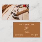 Visitekaartje voor het verbouwen van woningen/timm (Voorkant / Achterkant)