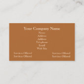 Visitekaartje voor het verbouwen van woningen/timm (Achterkant)