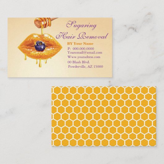 Visitekaartje voor het verwijderen van lucht (Voorkant / Achterkant)