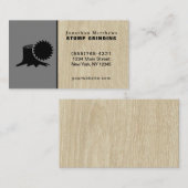 Visitekaartje voor het verwijderen van stukjes boo (Voorkant / Achterkant)