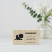 Visitekaartje voor het verwijderen van stukjes boo (Staand voorkant)