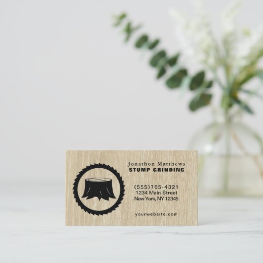 Visitekaartje voor het verwijderen van stukjes boo (Staand voorkant)