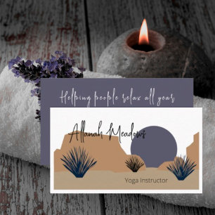 Visitekaartje voor het verzachten van woestijnmaan