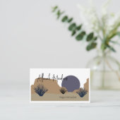 Visitekaartje voor het verzachten van woestijnmaan (Staand voorkant)