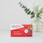 Visitekaartje voor het wassen en reinigen van de d (Staand voorkant)