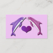 Visitekaartje voor het zoenen van dolfijnen (Achterkant)