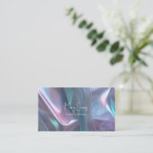 Visitekaartje voor holografisch weefseleffect (Staand voorkant)