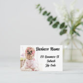 Visitekaartje voor honden (Staand voorkant)