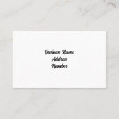 visitekaartje voor hondenverzorging (Achterkant)