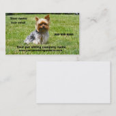 Visitekaartje voor hondenzorg bij honden (Voorkant / Achterkant)