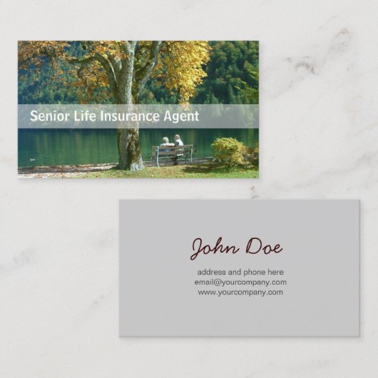 Visitekaartje voor hoofdverzekering (Voorkant / Achterkant)