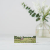 Visitekaartje voor hooihooi (Staand voorkant)