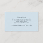 Visitekaartje voor Hot Air Ballon Papercut Style (Achterkant)