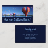 Visitekaartje voor Hot Air Ballonverbindingen (Voorkant / Achterkant)