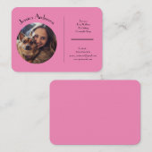  Visitekaartje voor huisdier sitter (Voorkant / Achterkant)