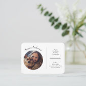  Visitekaartje voor huisdier sitter (Staand voorkant)