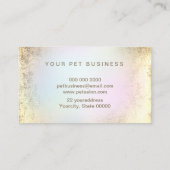 visitekaartje voor huisdieren (Achterkant)