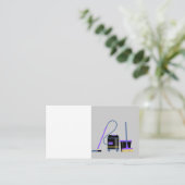 visitekaartje voor huisreiniging  (Staand voorkant)