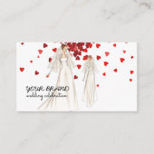 Visitekaartje voor huwelijkscelebratie (Voorkant)
