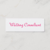 Visitekaartje voor huwelijksconsultant (Achterkant)