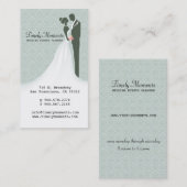 Visitekaartje voor huwelijksevenementen (Voorkant / Achterkant)