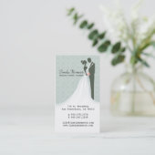 Visitekaartje voor huwelijksevenementen (Staand voorkant)